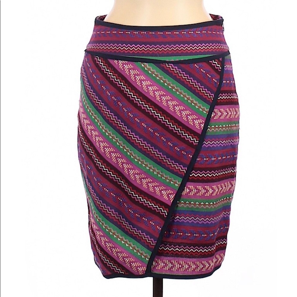 Aztec print skirt